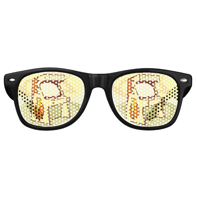 Lunettes De Fête Retro Machine d'arcade (Devant)