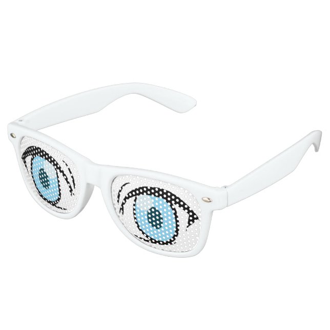 Lunettes De Fête Retro Manga Freaking Eyes (Angulaire)