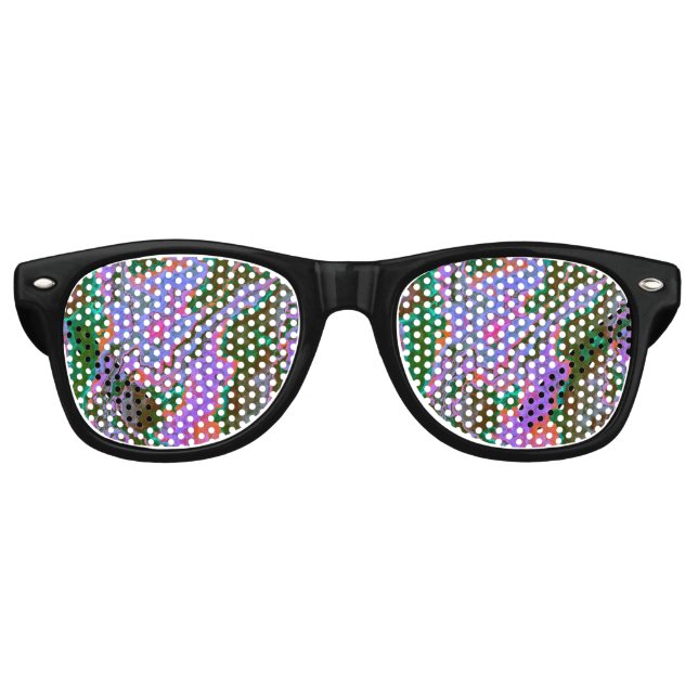 Lunettes De Fête Retro Marbre aigre (Devant)