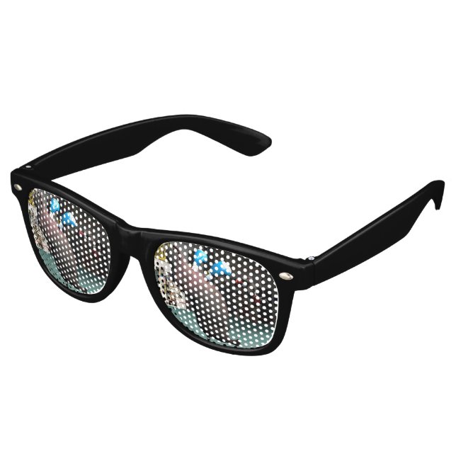 Lunettes De Fête Retro Mouse Beats Hippo KO (Angulaire)