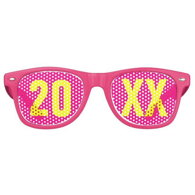 Lunettes De Fête Retro Nouvel An (Devant)