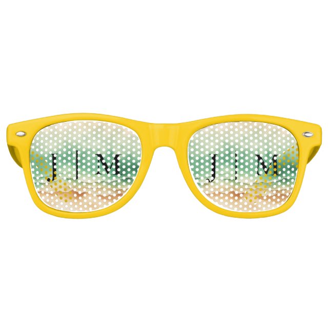 Lunettes De Fête Retro Ocean Beach Mariage Saison été (Devant)