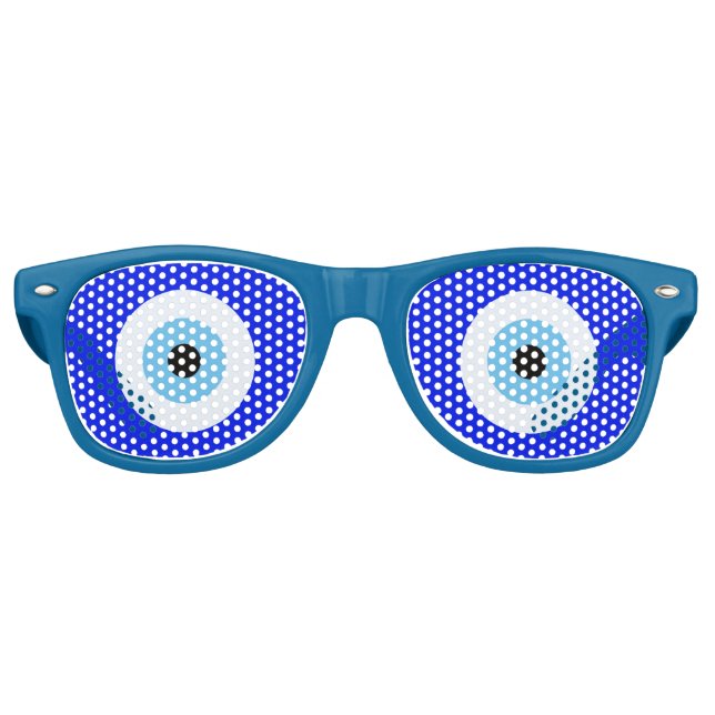 Lunettes De Fête Retro Oeil malin grec (Devant)