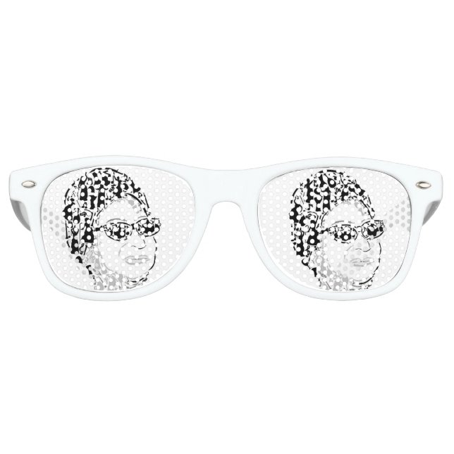 Lunettes De Fête Retro Oum Kalthoum Shades (Devant)