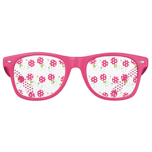 Lunettes De Fête Retro Parti pois favorable (Devant)