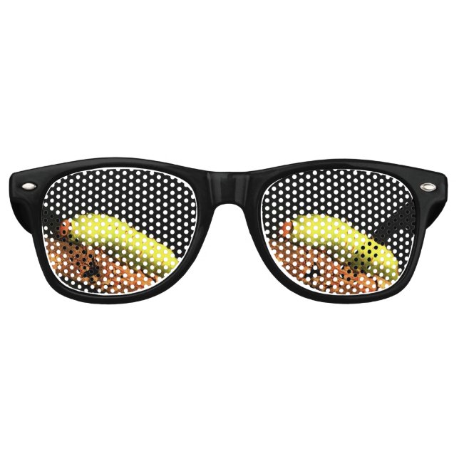 Lunettes De Fête Retro Paterpillar Luna Moth (Devant)