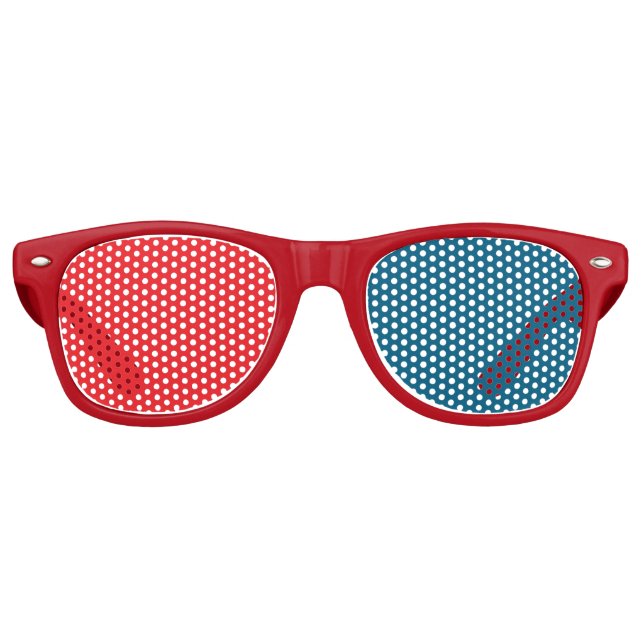 Lunettes De Fête Retro Personalized Minimalist Wedding Sunglasses (Devant)