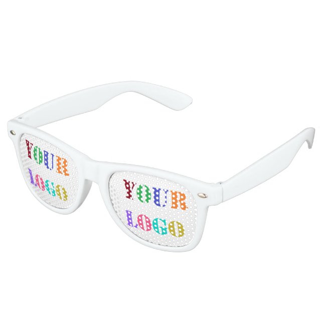 Lunettes De Fête Retro Personnalisé Personnalisé Votre Logos Party Lunett (Angulaire)