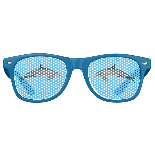 Lunettes De Fête Retro Plage d'été Dolphin sous-marin (Devant)