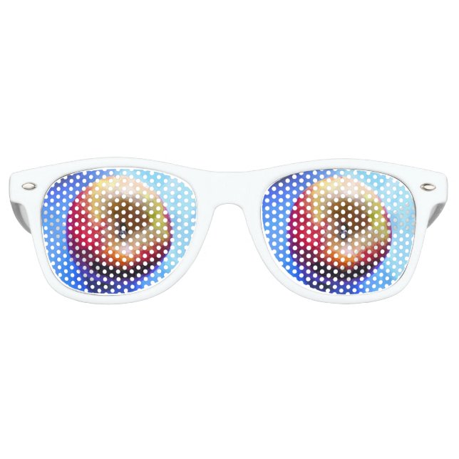 LUNETTES DE FÊTE RETRO POMMES (Devant)