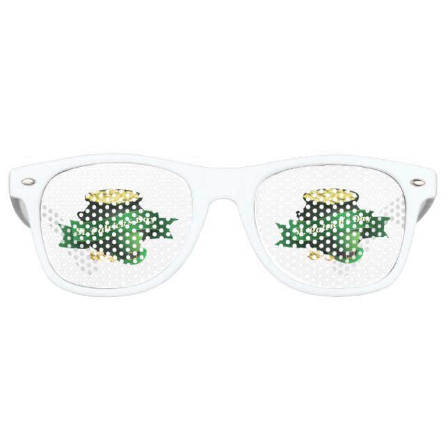 Lunettes De Fête Retro Pot d'or (Devant)