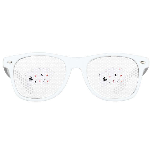 Lunettes De Fête Retro Quatre As (Devant)