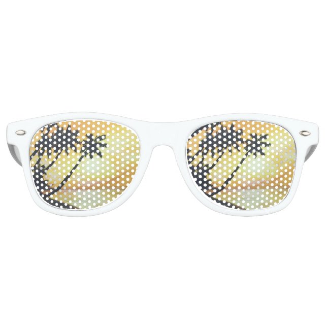 Lunettes De Fête Retro Rives d'or (Devant)