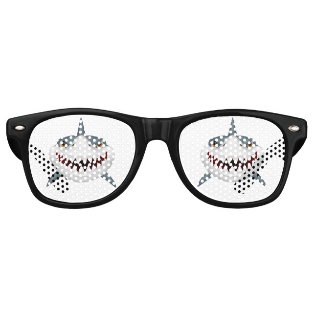 Lunettes De Fête Retro Sharky ~ (Devant)
