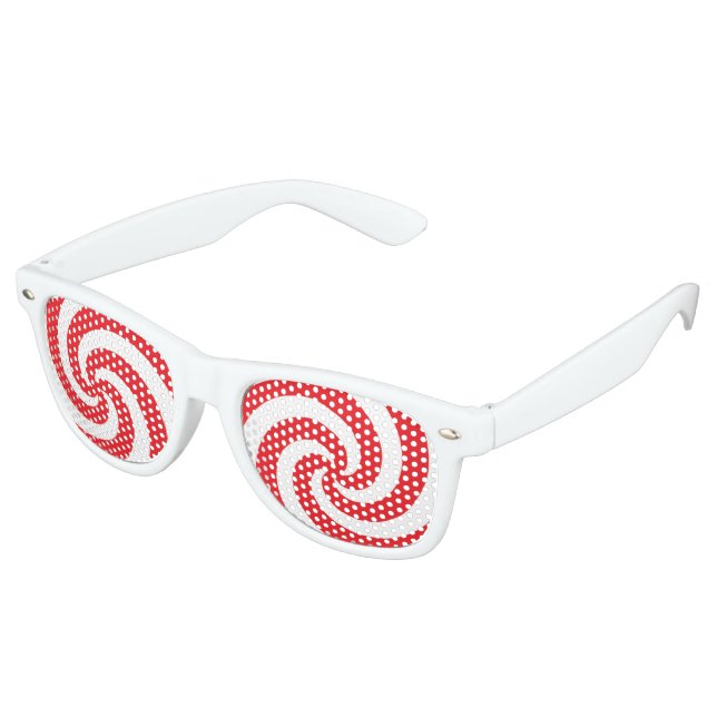Lunettes De Fête Retro Spirale hypnotiseur (Angulaire)