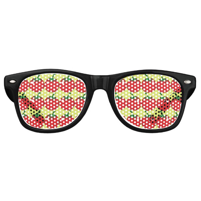 Lunettes De Fête Retro Tomato rouge (Devant)
