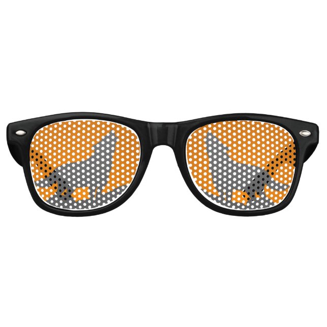 Lunettes De Fête Retro Verres de loup hurleurs (Devant)