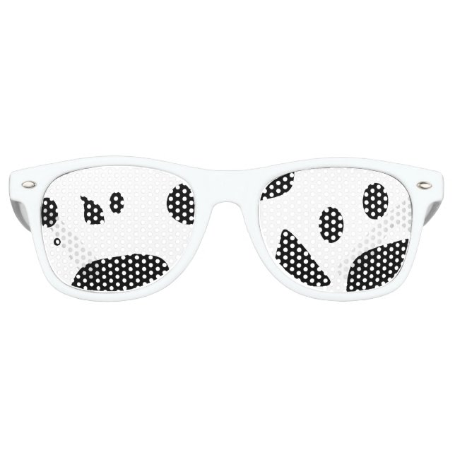 LUNETTES DE FÊTE RETRO VERRES DE VACHE (Devant)