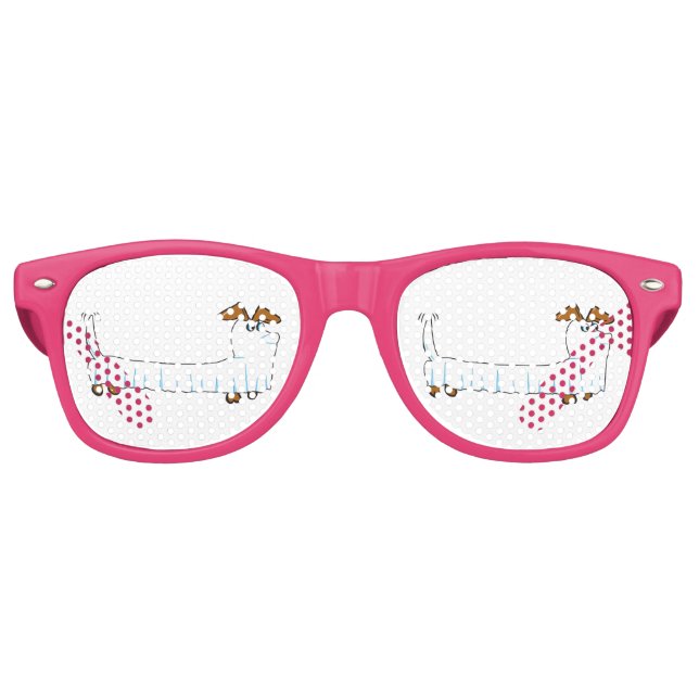 Lunettes De Fête Retro Weiner-Ghostr (Devant)