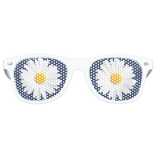 Lunettes De Fête Retro White (Devant)