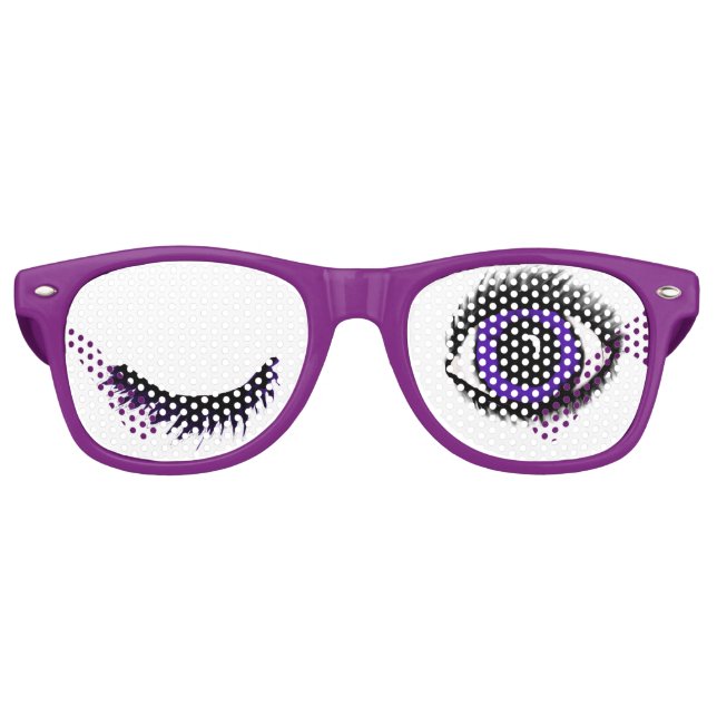 Lunettes De Fête Retro Wink ANIME (Devant)