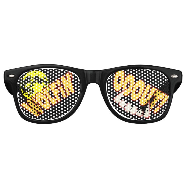 Lunettes De Fête Retro Wolfin' OOUT ! Ombres de nuit Werewolf (Devant)