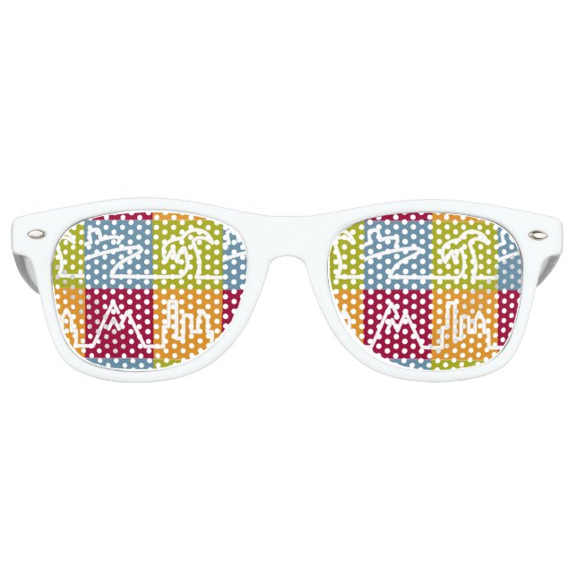 Lunettes De Fête Retro World Travel Holdings (Devant)