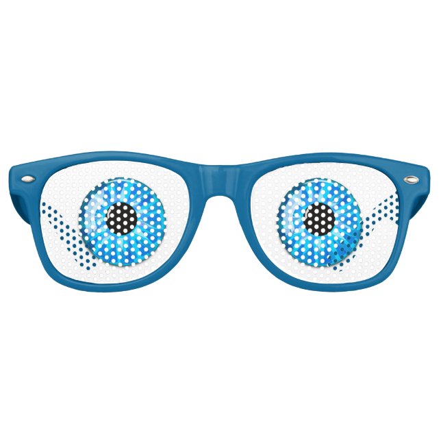 Lunettes De Fête Retro Yeux surpris (Devant)