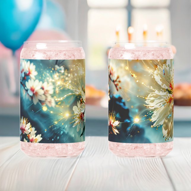 Lunettes de pétales blanches (Insitu (Baby Shower))