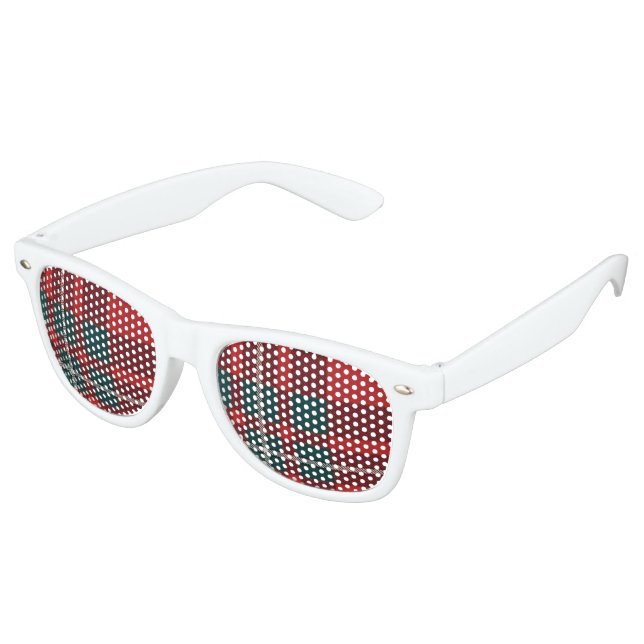 Lunettes de plaisir MacGregor Tartan blanc (Angulaire)