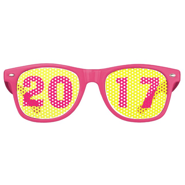 Lunettes de réveillon du Nouvel An 2017 (Devant)
