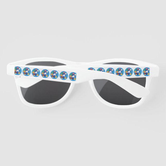 Lunettes De Soleil Amusant Retro Arcade (Dos)