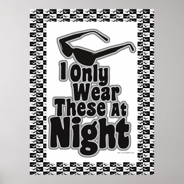 Lunettes de soleil après la nuit ! Affiche (Devant)