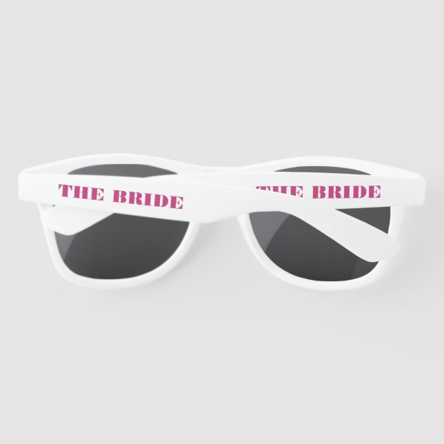 Lunettes De Soleil Bachelorette Rose Gras Mariée (Dos)