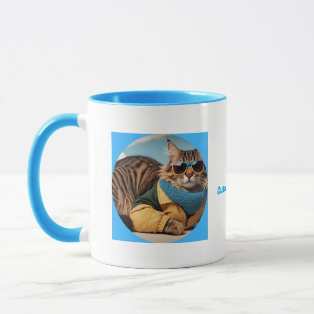 Lunettes de soleil branchées & Mug Cosy (Gauche)