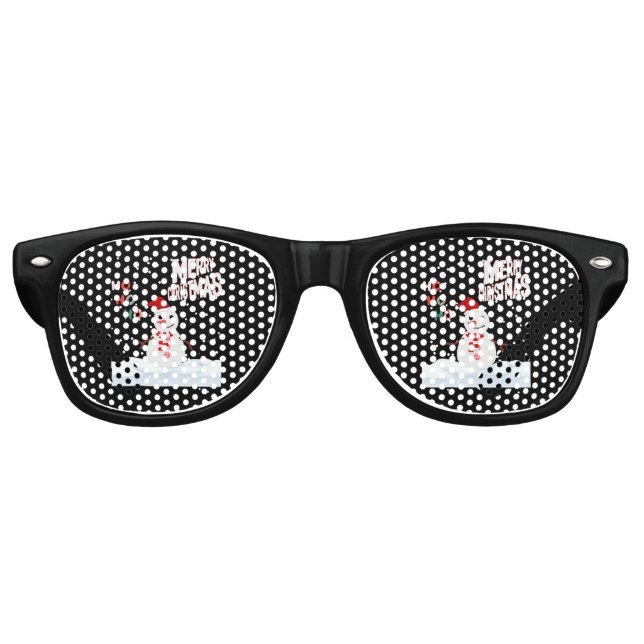 Lunettes de soleil de fête de Noël The Snowman rét (Devant)