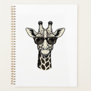 Lunettes de soleil de girafe cool T-shirt à gravur