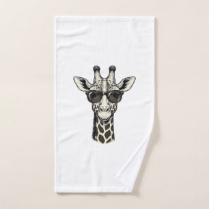 Lunettes de soleil de girafe cool T-shirt de gravu