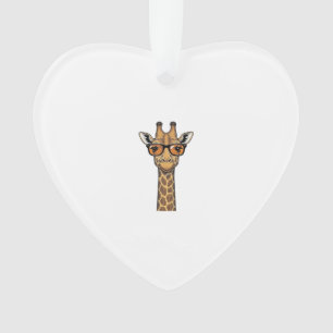 Lunettes de soleil de girafe cool Vintage gravure