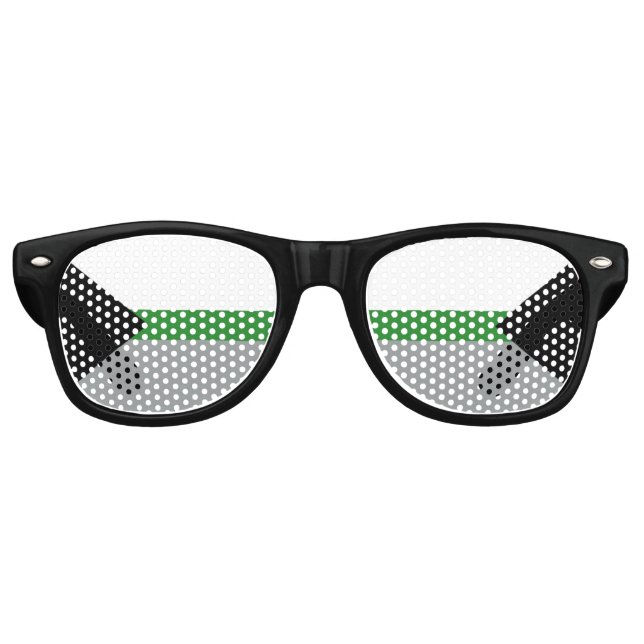 Lunettes de soleil de la Fierté démiomantique (Devant)