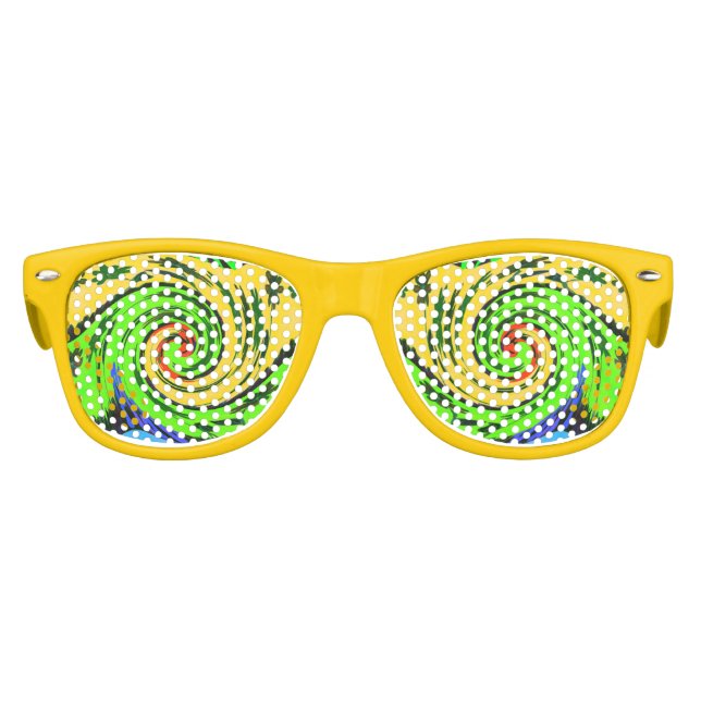 Lunettes de soleil de la partie psychédélique amus (Devant)