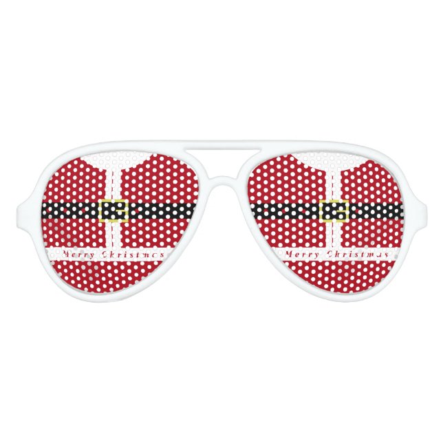 Lunettes de soleil de Noël Santa Claus - Amusants (Devant)
