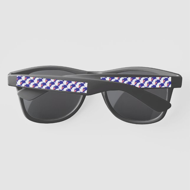 Lunettes De Soleil DRAPEAU D'AUSTRALIE | Aussie patriotique (Dos)