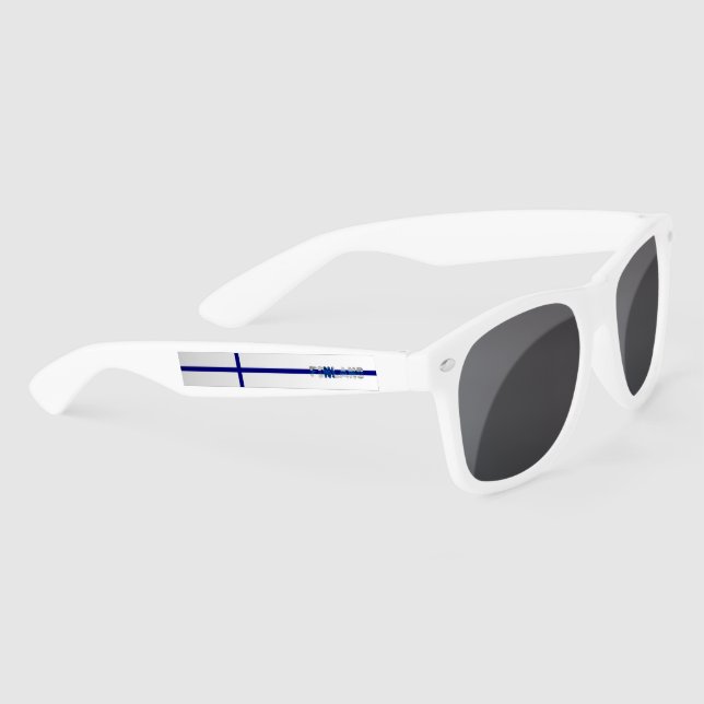 Lunettes De Soleil Drapeau finlandais (Droite)