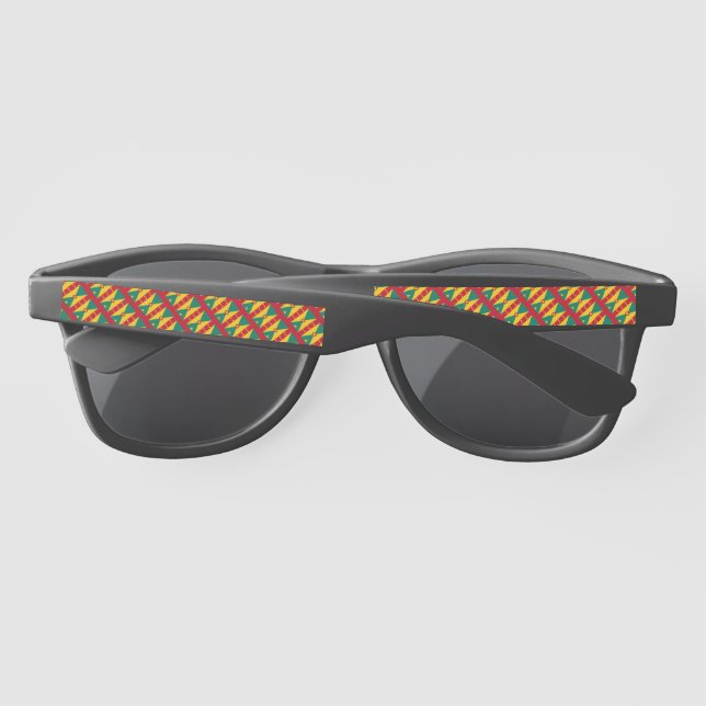 Lunettes De Soleil Drapeau GRENADA CARRIACOU Patriotique (Dos)