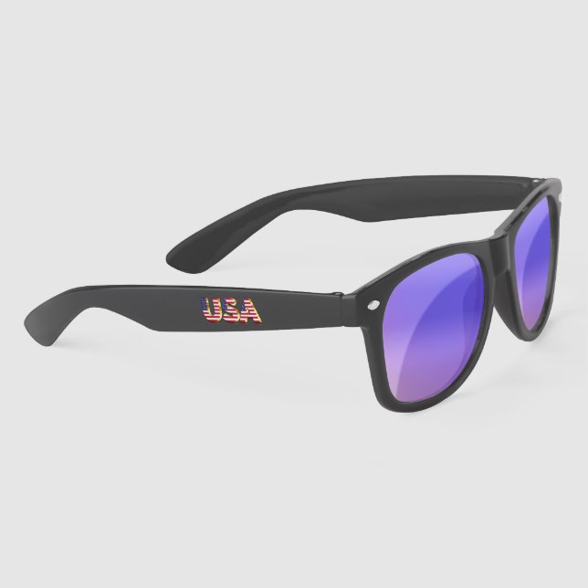 Lunettes de soleil drapeaux USA - Patriotique (Droite)