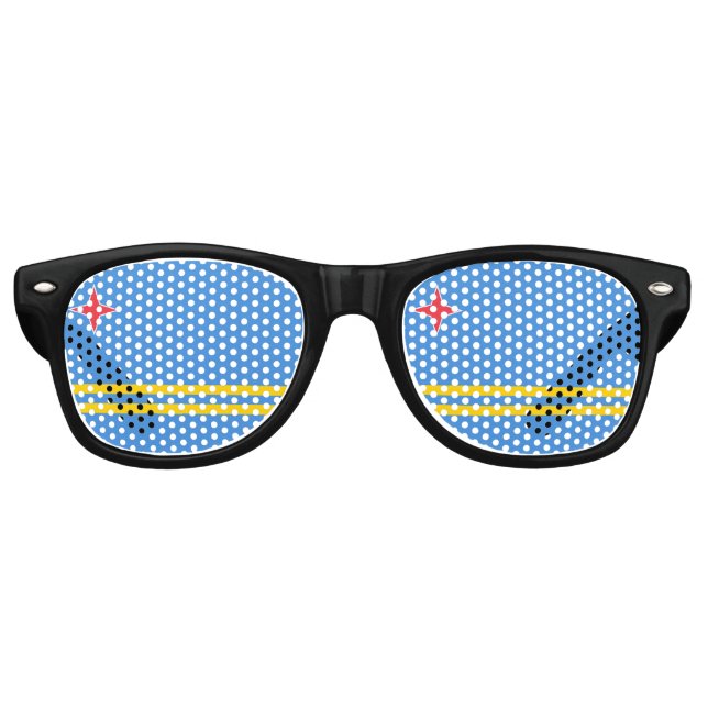 Lunettes de soleil du drapeau d'Aruba (Devant)