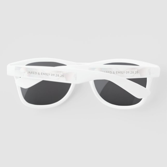 Lunettes de soleil en plastique personnalisées (Dos)