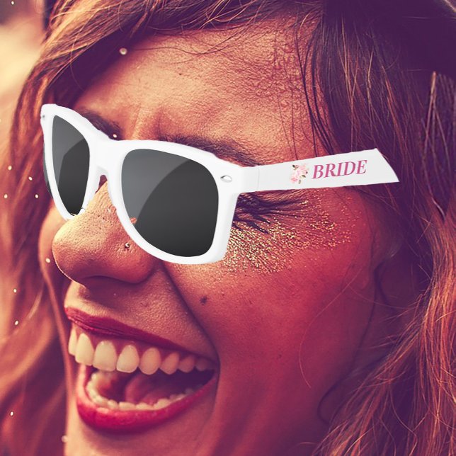 Lunettes de soleil en plastique pour la mariée ave (Créateur téléchargé)