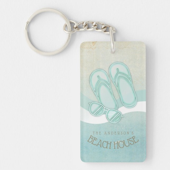 Lunettes de soleil et tongs Beach House Aqua ID623 (Devant)